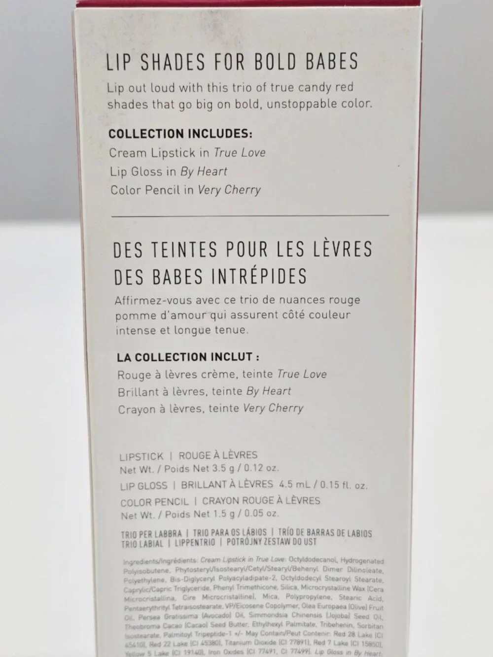 Morphe ✦ Out & A Pout Candy Red Lip Trio ✦ Lipstick Gloss Pencil Vegan NWT